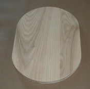 8" x 10" Double Slotted Flat Sided Oval